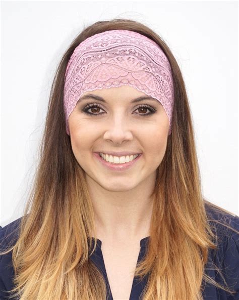Pink Lace Headband The Savvy Coconut