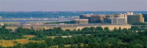 Aerial View Of The Pentagon Arlington Virginia Usa Photographic