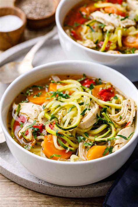 Check spelling or type a new query. Instant Pot Paleo Chicken Bone Broth Soup with Zucchini Noodles - FEEDmyFIT