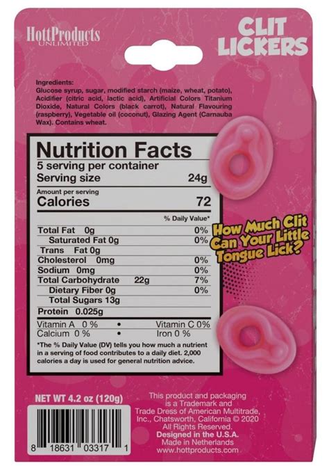 Clit Lickers Clit Shaped Gummies Strawberry Flavored Cupid S Box