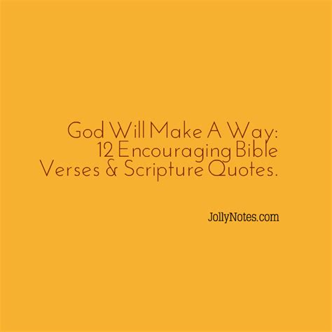 God Will Make A Way 12 Encouraging Bible Verses And Scripture Quotes
