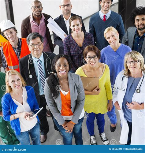 People Career Occupation Job Team Corporate Concept Stock Image Image
