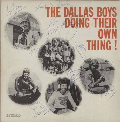 The Dallas Boys Doing Their Own Thing Fully Autographed Uk Vinyl Lp