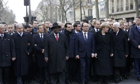 World Leaders Linked Arms In Mass Paris March To Honor Attack Victims Ya Libnan