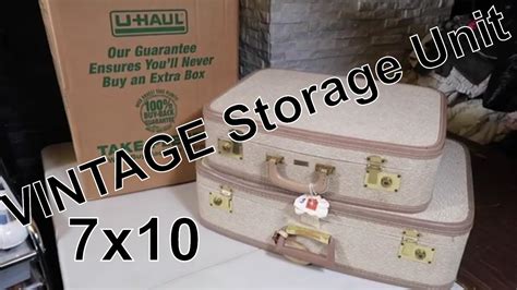 7x10 Storage Unit Full Boxes Of Vintage Antique Treasures Youtube