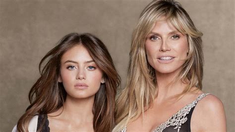 Agts Heidi Klum And Daughter Leni Look Phenomenal In Lace Lingerie