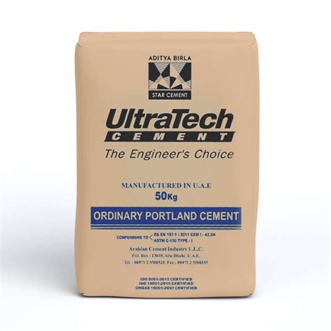 Ultratech Star Ordinary Portland Cement Opc 50kg Buy Online At Best