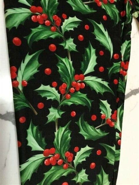 Holly Christmas Tween Charlies Project Leggings Closeout Final Sale Ebay