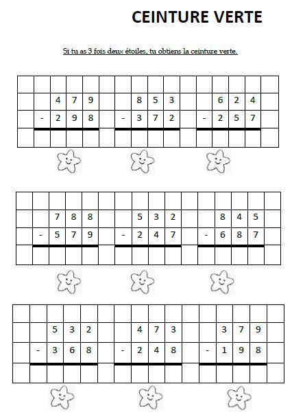 Learn vocabulary, terms and more with leçons, exercices et evaluations corrigés sur le programme de. ceinture, calcul, ce2, addition, soustraction ...