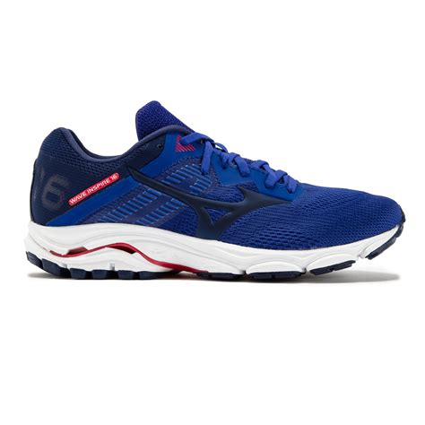 Mizuno Mens Wave Inspire 16 Running Shoes Trainers Sneakers Blue Sports