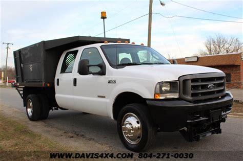 2003 Ford F 450 Super Duty Diesel Dually Crew Cab Dump Bed Sold