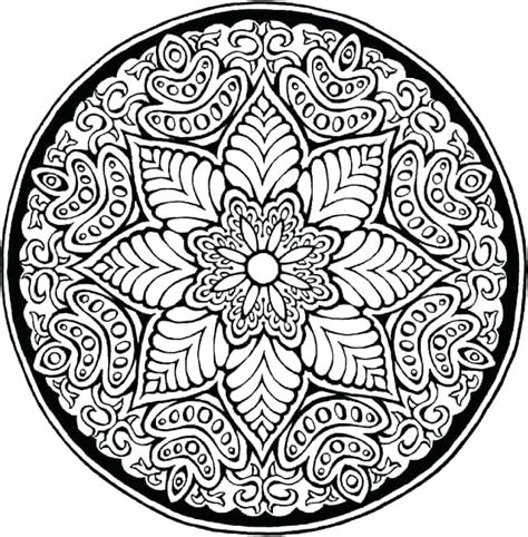 Advanced Mandala Coloring Pages For Adults At Free