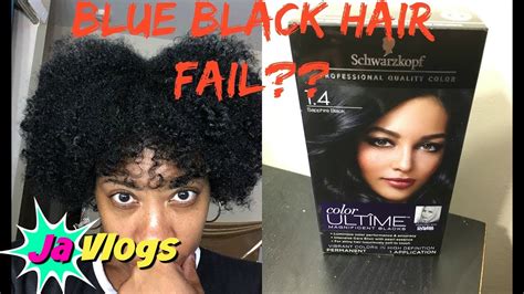 Also, this blue hair dye lasts long. SCHWARZKOPF SAPPHIRE BLACK HAIR DYE + NATURAL HAIR FLAT ...