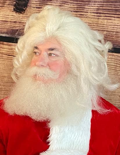 Yak Custom Made Natural 10″ Inch Santa Claus Beard Set Santa Makeup