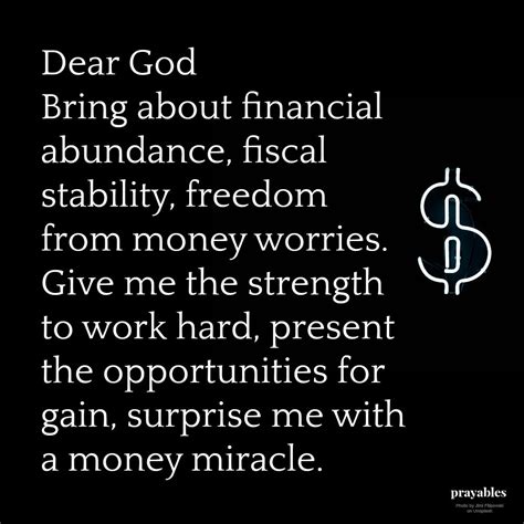 Father, i present my finances before you, and i pray for a financial miracle in my life. Prayer: Money Miracle - Prayables