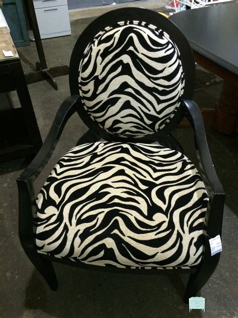 This Lovely Black And White Accent Chair Would Brighten Up Any Room In
