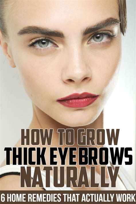 How To Grow Thick Eyebrows Naturally Thicker Eyebrows Naturally Grow