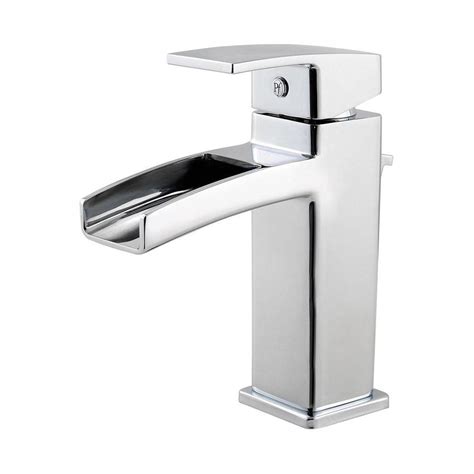 This fine single handle faucet is a testament as to why their products are thought of so highly. Pfister Kenzo Single Hole Single-Handle Bathroom Faucet in ...