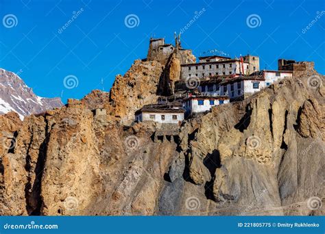 Dhankar Monastery Spiti Valley Himachal Pradesh Stock Image Image