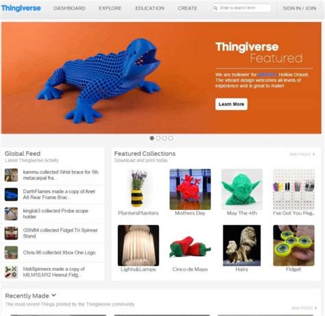 Thingiverse is a universe of things. ᐅ 3D-Drucker Vorlagen - Kaufen oder selber erstellen