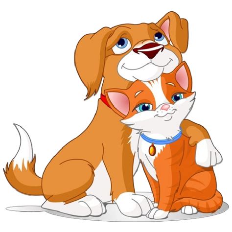 Pix For Cartoon Images Of Dogs And Cats Clip Art Library
