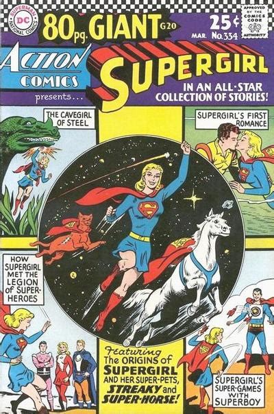 Supergirl Comic Box Commentary Back Issue Bin Action Comics 334 Streaky