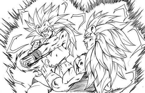 Goku Ssj3 Vs Vegeta Ssj3 By Chibidamz On Deviantart Super Coloring