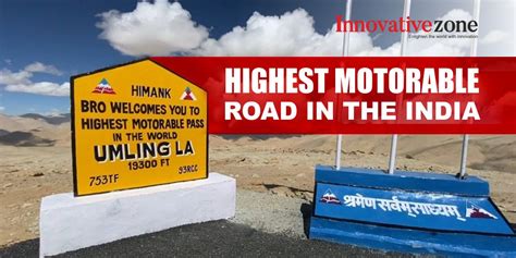 Highest Motorable Road In The India Innovativezone