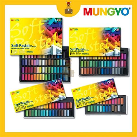 Mungyo Half Length Size Soft Pastel For Artists 24 32 48 64