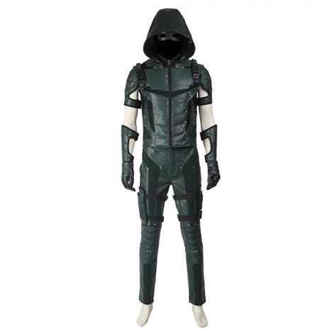 Oliver Queen Cosplay Costume Oliver Halloween Suit Champion Cosplay