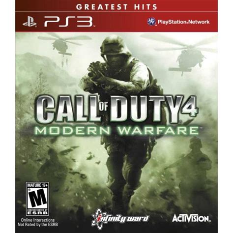 Ps3 Call Of Duty 4 Modern Warfare Greatest Hits Waz