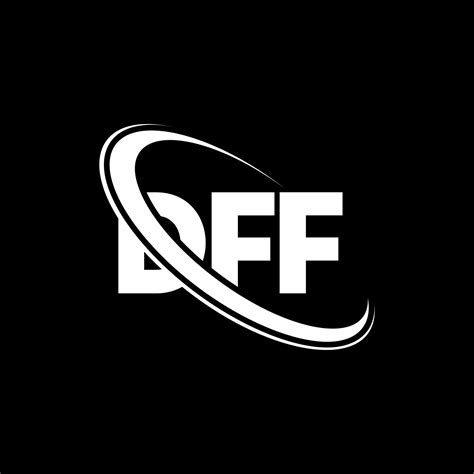 Logotipo De La Dff Letra Dff Diseño Del Logotipo De La Letra Dff