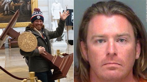 Man Seen Carrying Speaker Pelosis Podium In US Capitol Riot Arrested