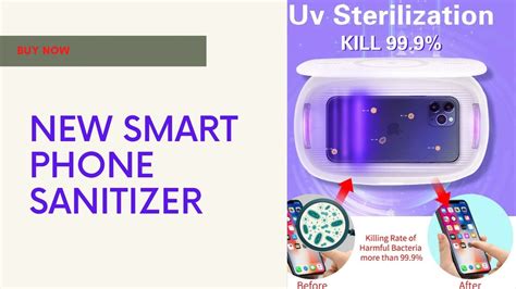 Smartphone Sanitizer Sanitizer Germs Cleaner Sterilization Kill