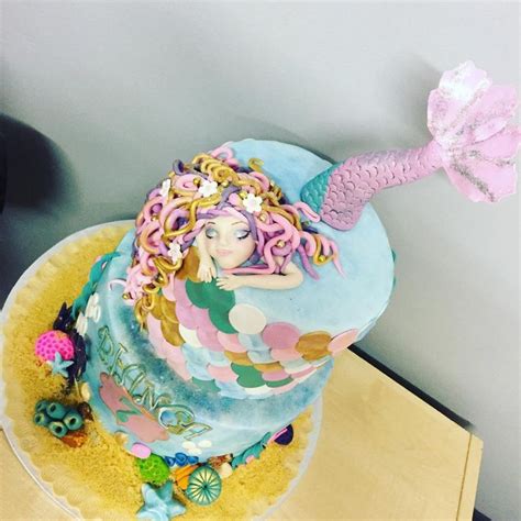 Idea Gorgeous Mermaid Cakes Mermaid Cakes Wedding Cakes Blue Wedding Cakes