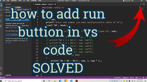 How To Add Run Button In Visual Studio Code How To Add Run Button In