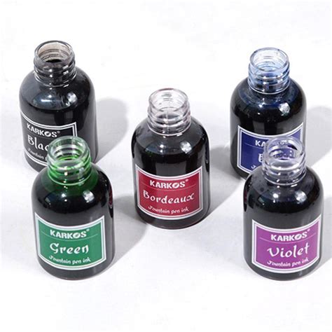 30ml Pure Colorful Bottled Fountain Pen Ink Refilling Inks Hight
