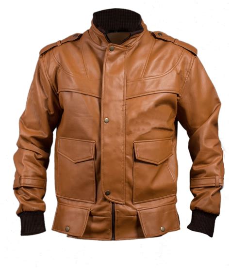 Mens Faux Leather Bomber Jacket Mock Neck Flap Pockets Jacket Amazon