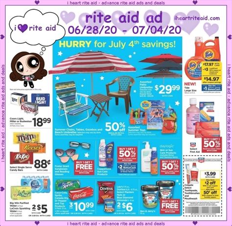 I Heart Rite Aid 0628 0704 Ad And Deals