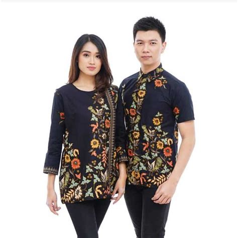Couple Modis Model Baju Batik Couple Kombinasi Terbaru Seputar Model