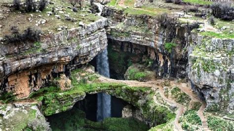 Baatara Gorge Waterfall Lebanon One Of The 20 Worlds
