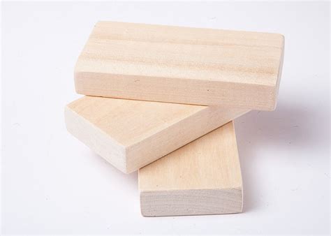 10 Unfinished Wood Blocks For Wood Crafts Wooden Rectangle Etsy
