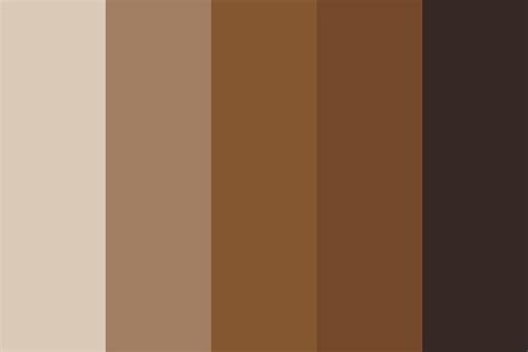 Natural Browns Color Palette Brown Color Palette Color Palette