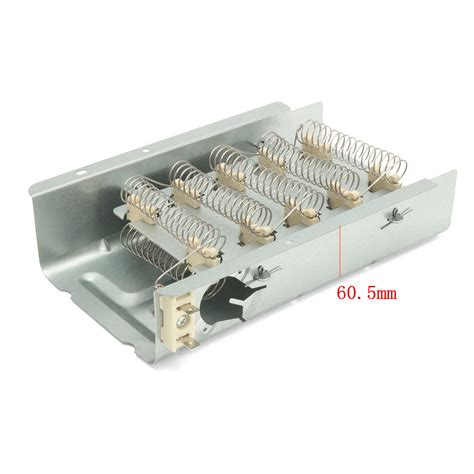 Whirlpool usually locates the heating element on the back of dryer (must remove back of dryer) or under the drum (must remove front dryer). 3403585 dryer heating element thermostat kit for whirlpool ...