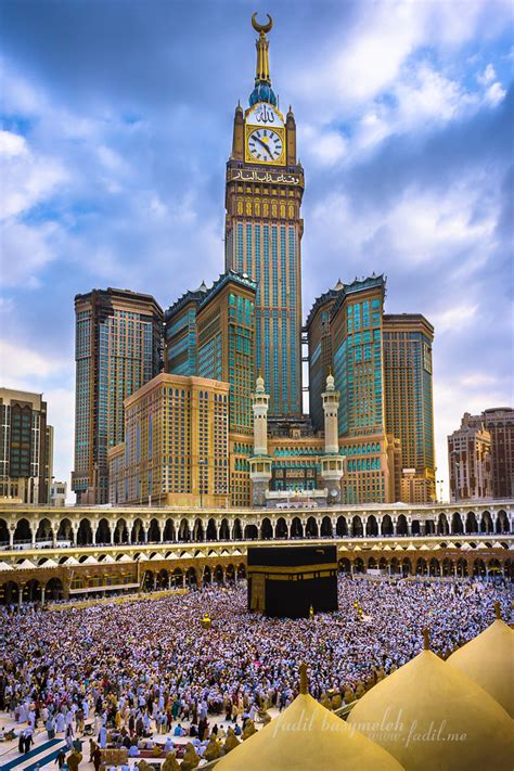 Kaabah Masjidil Al Haram And Zam Zam Clock Tower Mecca A Photo On