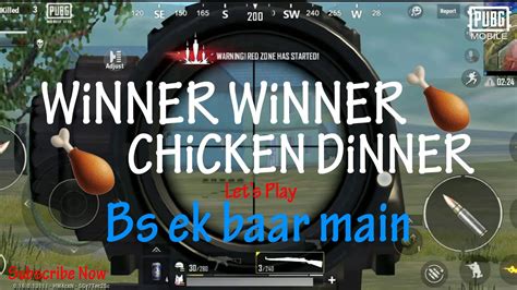 Winner Winner Chicken Dinner Chicken Dinner Song Pubg Youtube
