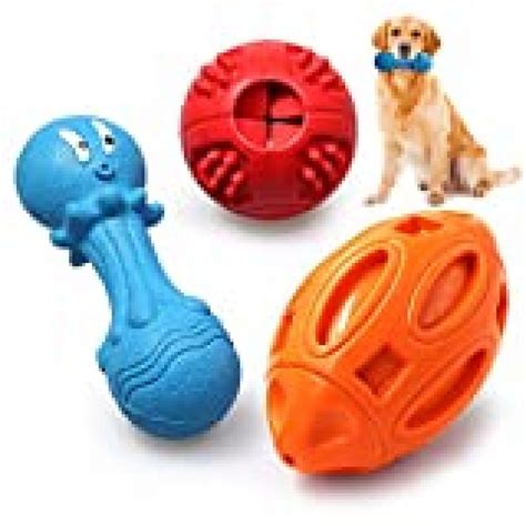 Utewya Dog Chew Toys For Aggressive Chewerssqueaky Dog Toysiq Treat