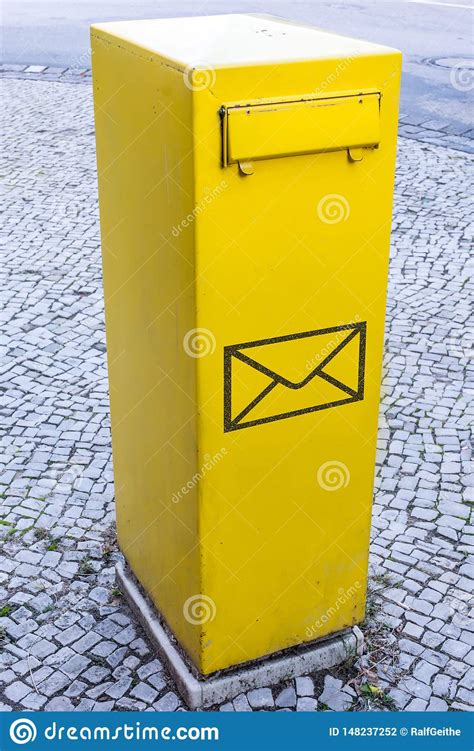 Illustration Of A Mailbox With Symbols For Letter Stock Photo Image