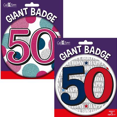 Large Birthday Badge Cardiff Balloons Party Accessories