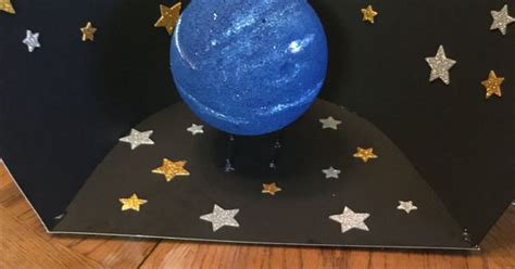 The Finished Product Of My Neptune Science Project Crafts I Tested